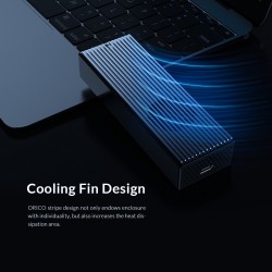 Buy Orico USB-C 3.2 M2 NVME SSD Aluminum Enclosure - M2PVC3-G20 - Black in Cyprus, Nicosia, Limassol, Larnaka, Pafos
