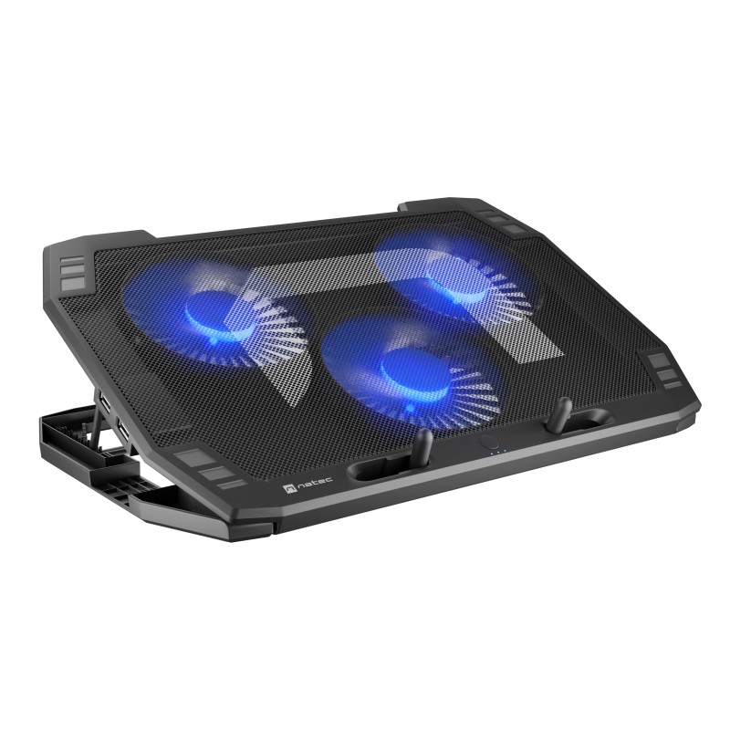 Buy Natec ORIOLE Laptop Cooling Stand - 17.3'' with 3 Fans LED 2xUSB in Cyprus, Nicosia, Limassol, Larnaka, Pafos