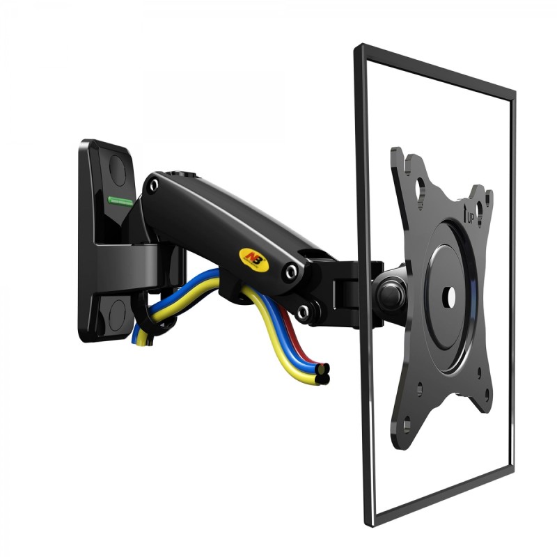 Buy NBmounts TV Monitor Wall Mount - F120 - Gas Strut Single Arm 10x10 in Cyprus, Nicosia, Limassol, Larnaka, Pafos