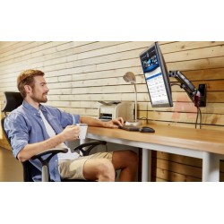 NBmounts F120 17-27" Gas Spring Wall Mount Single Arm Monitor Bracket (Boxed) — Buy in Cyprus with Fast Delivery