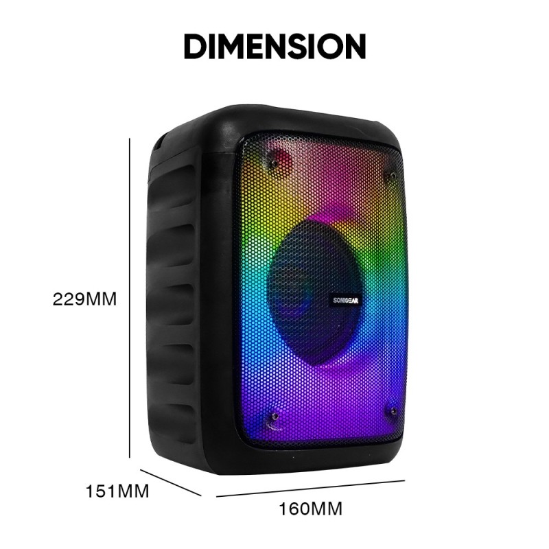 Buy SonicGear Portable Bluetooth Speakers - AudioXPro500HD - Portable Bluetooth ... in Cyprus, Nicosia, Limassol, Larnaka, Pafos