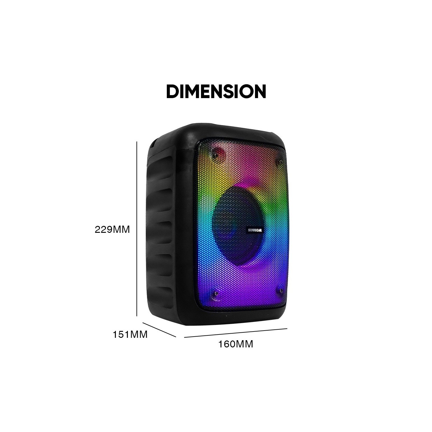 SonicGear Portable Bluetooth Speakers - AudioXPro500HD - Portable Bluetooth Speakers — Buy in Cyprus with Fast Delivery