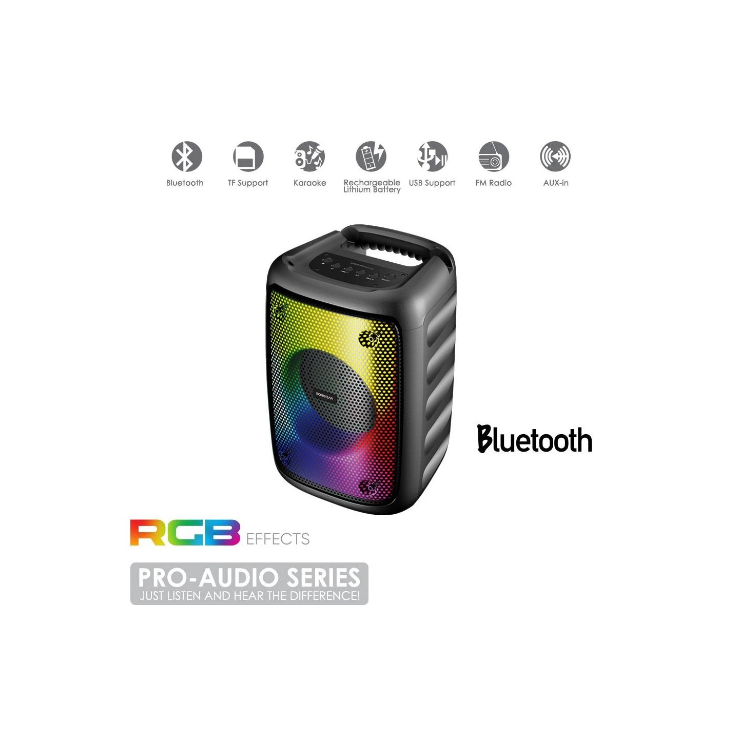 SonicGear Portable Bluetooth Speakers - AudioXPro500HD - Portable Bluetooth Speakers — Buy in Cyprus with Fast Delivery