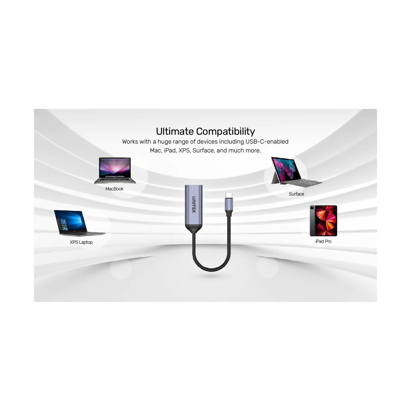 Unitek Converter USB-C to DP1.4 Adaptor 8K60Hz - V1415A - Alumin — Buy in Cyprus with Fast Delivery