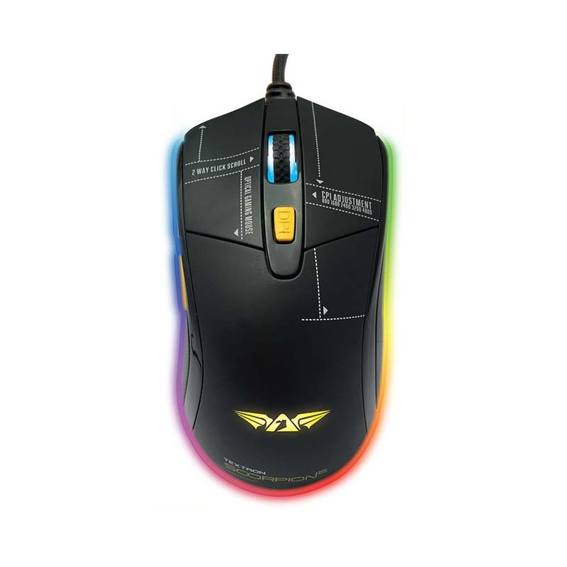Buy Armaggeddon Pro-Gaming Mouse - SCORPION 5 - Pro-Gaming Mouse with Free Mousepad in Cyprus, Nicosia, Limassol, Larnaka, Pafos