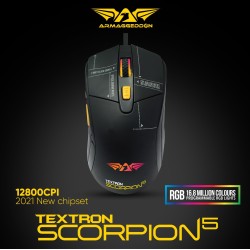 Buy Armaggeddon Pro-Gaming Mouse - SCORPION 5 - Pro-Gaming Mouse with Free Mousepad in Cyprus, Nicosia, Limassol, Larnaka, Pafos