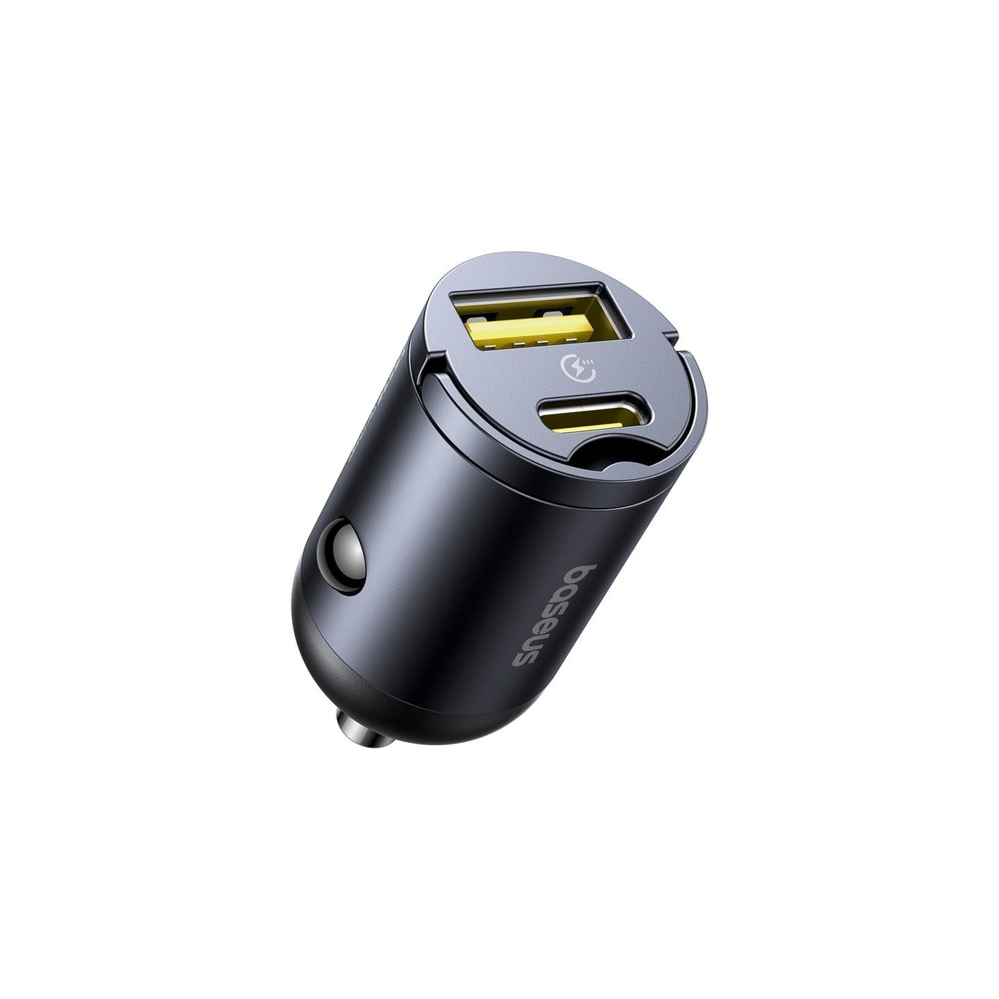 Baseus Tiny Star Car Charger - 30W PD 3.0 U+C Black — Buy in Cyprus with Fast Delivery