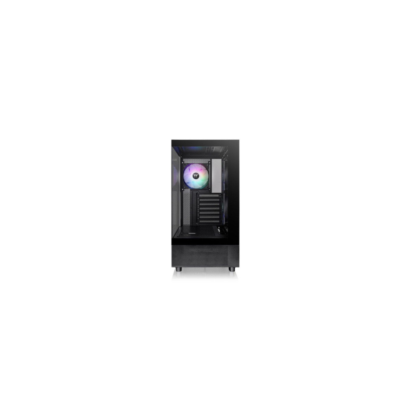 Thermaltake View 270 Plus TG ARGB - Mid Tower PC Case - Black, Tempered Glass, ARGB Fans, E-ATX/ATX Support