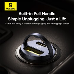 Baseus Tiny Star Car Charger - 30W PD 3.0 U+C Black — Buy in Cyprus with Fast Delivery