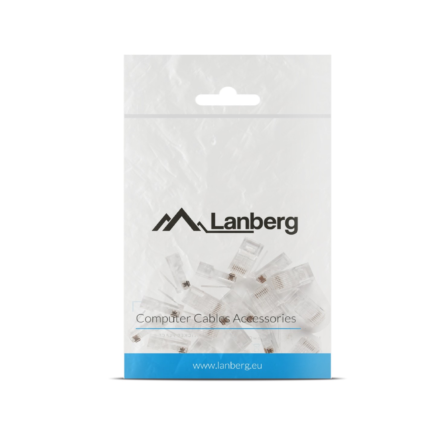 Lanberg CAT6 UTP Passthrough RJ45 Ethernet EZ Plugs - 20PCS — Buy in Cyprus with Fast Delivery