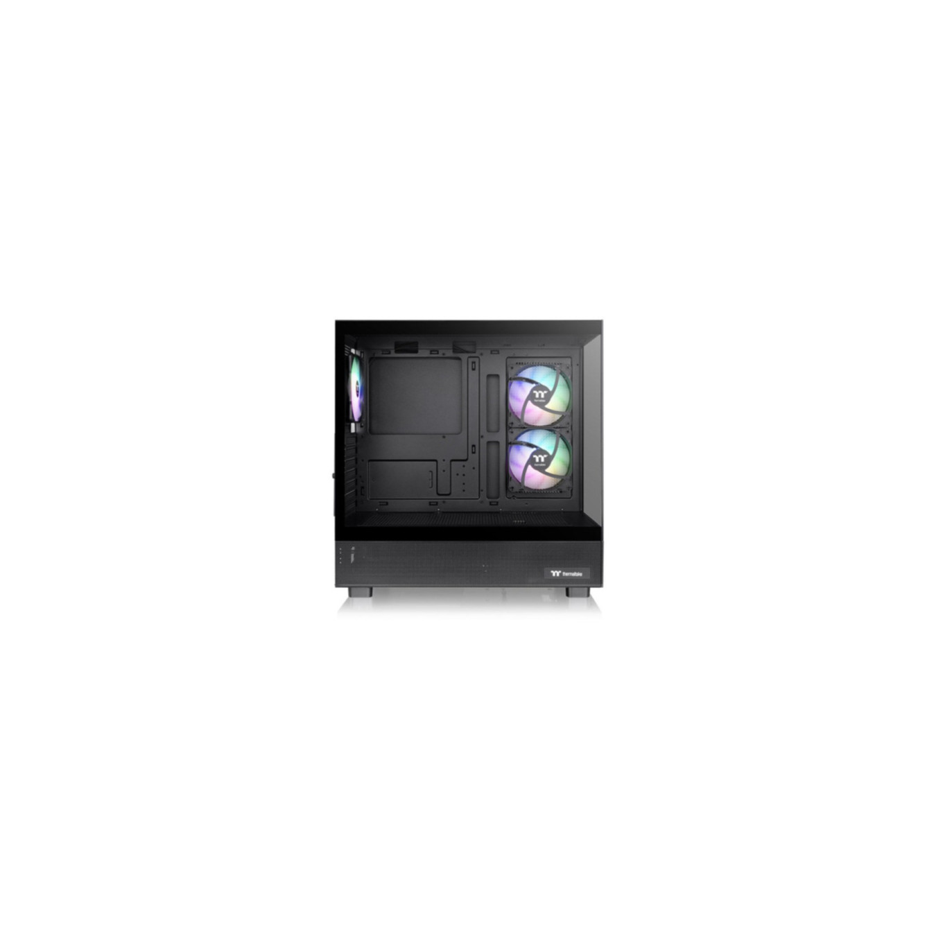 Thermaltake View 270 Plus TG ARGB - Mid Tower PC Case - Black, Tempered Glass, ARGB Fans, E-ATX/ATX Support