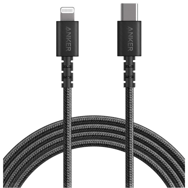 Buy Anker PowerLine Select+ USB-C to MFI Lightning - 1.8m - Black in Cyprus, Nicosia, Limassol, Larnaka, Pafos