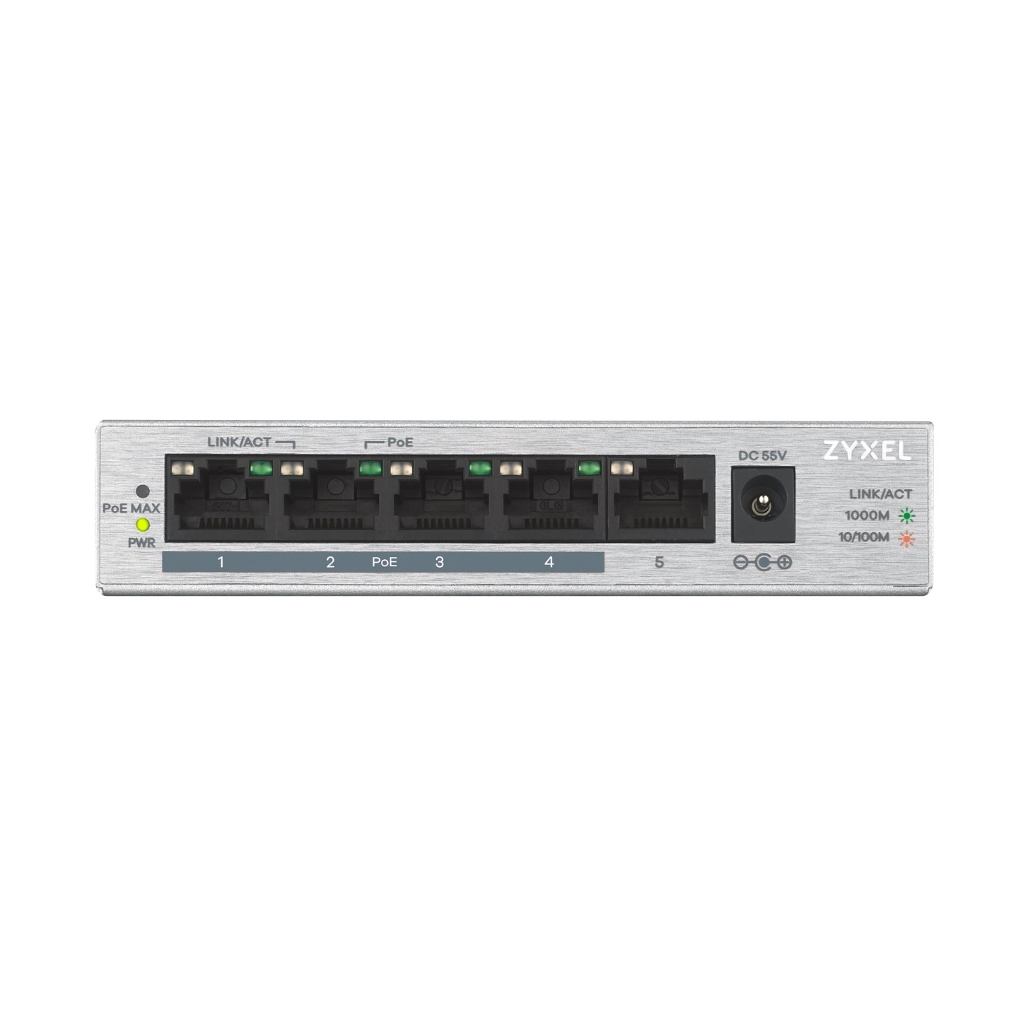 Zyxel Switch PoE Gigabit 4PoE 60W UK Plug - GS1005-HP - PoE Gigabit 4PoE 60W UK Plug — Buy in Cyprus with Fast Delivery