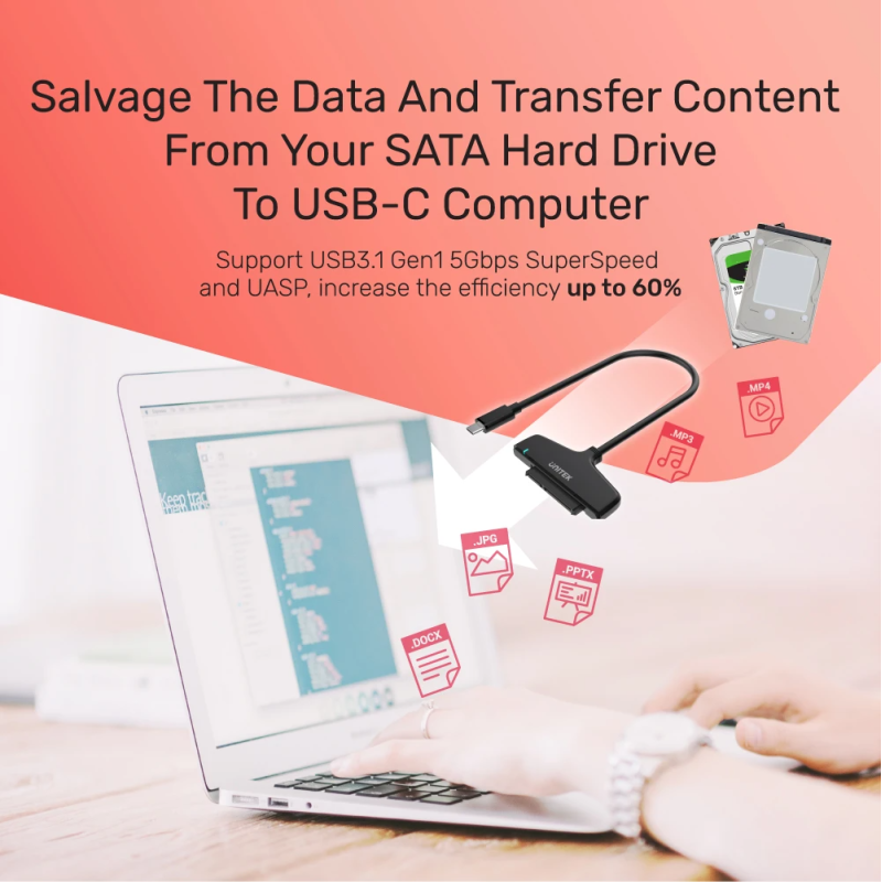 Buy Unitek USB-C 3.1 to SATA6G Converter 2.5'' - Y-1096A - USB-C 3.1 to SATA6G C... in Cyprus, Nicosia, Limassol, Larnaka, Pafos