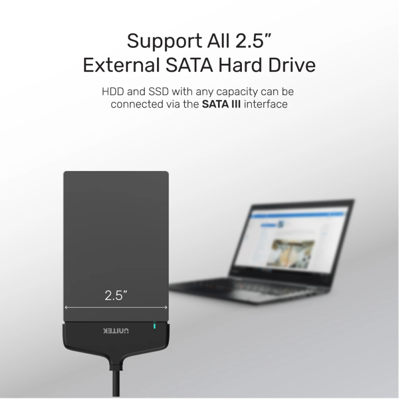 Buy Unitek USB-C 3.1 to SATA6G Converter 2.5'' - Y-1096A - USB-C 3.1 to SATA6G C... in Cyprus, Nicosia, Limassol, Larnaka, Pafos