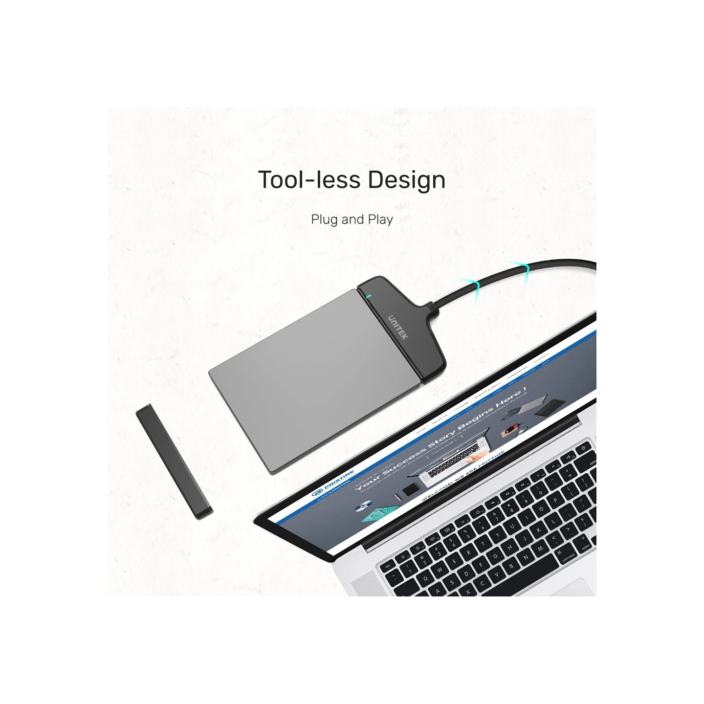 Unitek USB-C 3.1 to SATA6G Converter 2.5'' - Y-1096A - USB-C 3.1 to SATA6G Converter 2.5'' — Buy in Cyprus with Fast Delivery