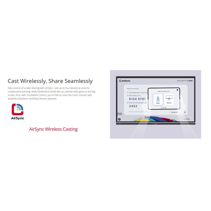 Buy Viewsonic Viewboard Interactive Display Touch - IFP7551 - 75-inch 4K Android... in Cyprus, Nicosia, Limassol, Larnaka, Pafos