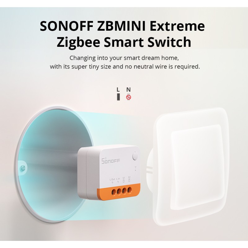 Buy SONOFF Zigbee Smart Switch - ZBMINIL2 - Zigbee Smart Switch in Cyprus, Nicosia, Limassol, Larnaka, Pafos