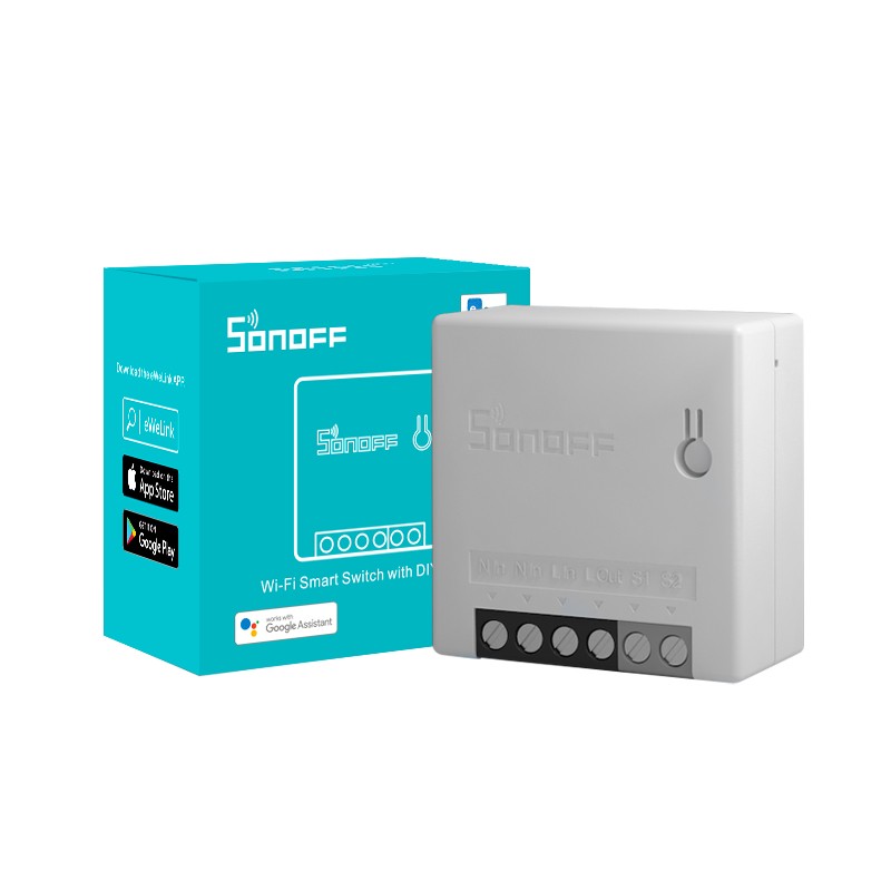 Buy Sonoff Smart Switch - MINIR2 - 10A Wi-Fi Two-Way Smart Switch in Cyprus, Nicosia, Limassol, Larnaka, Pafos