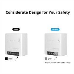 Buy Sonoff Smart Switch - MINIR2 - 10A Wi-Fi Two-Way Smart Switch in Cyprus, Nicosia, Limassol, Larnaka, Pafos