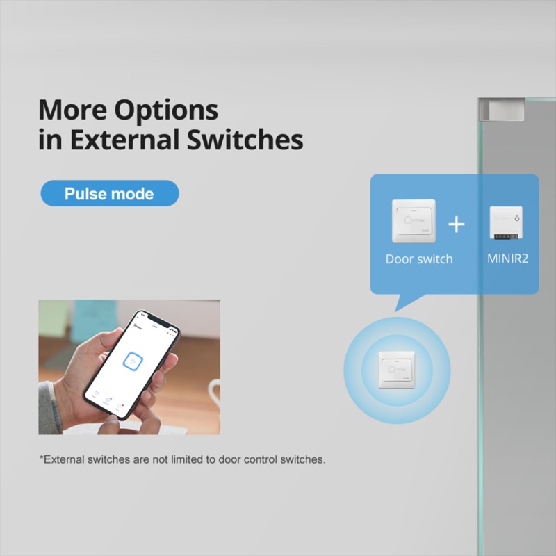 Buy Sonoff Smart Switch - MINIR2 - 10A Wi-Fi Two-Way Smart Switch in Cyprus, Nicosia, Limassol, Larnaka, Pafos