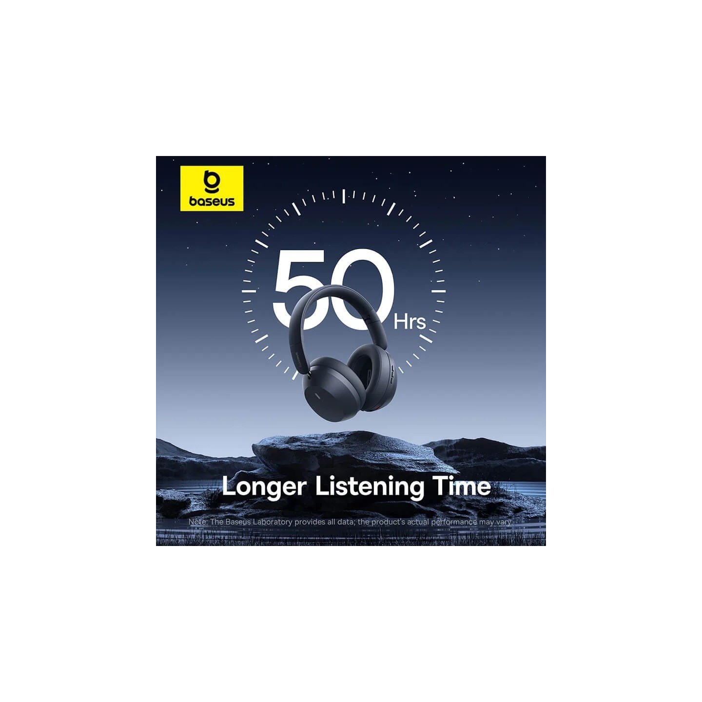 Baseus Headphones - Bass 35 Max - Over Ear Black — Buy in Cyprus with Fast Delivery