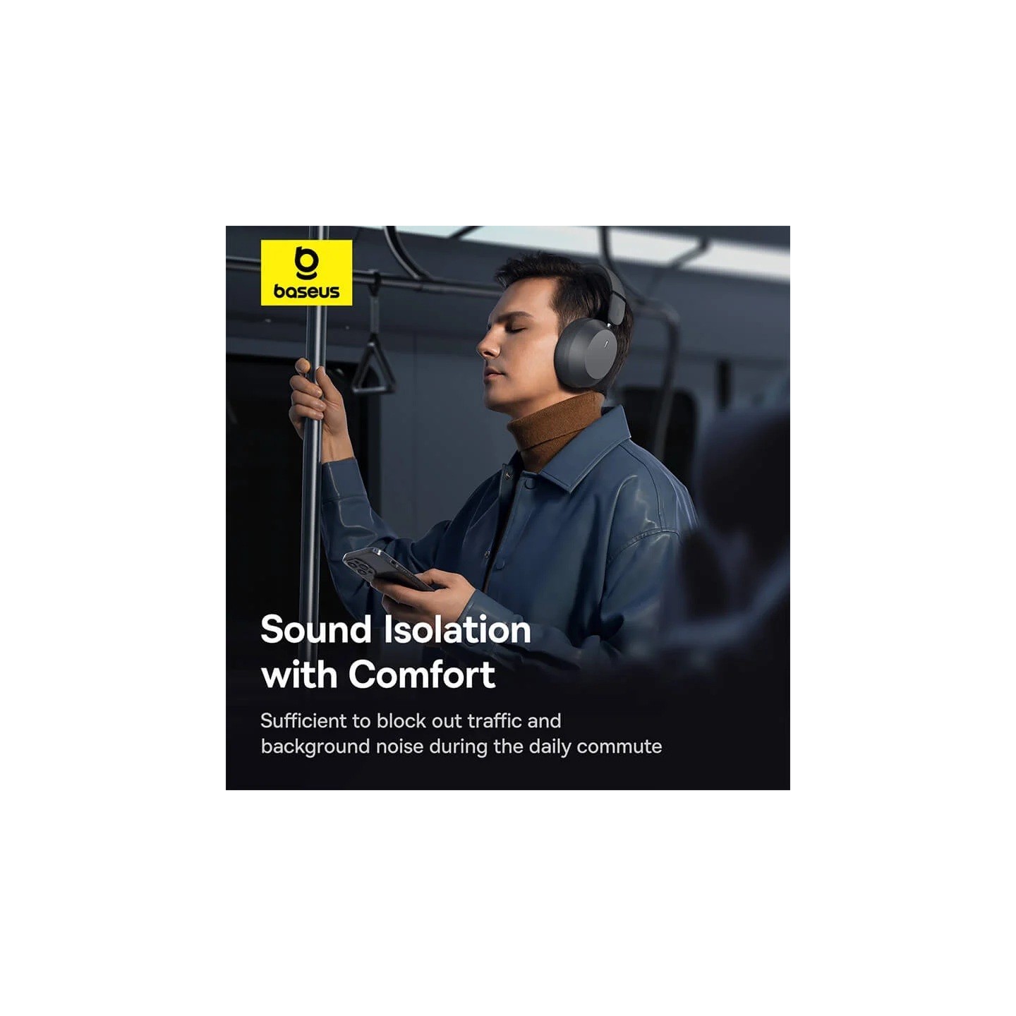 Baseus Headphones - Bass 35 Max - Over Ear Black — Buy in Cyprus with Fast Delivery