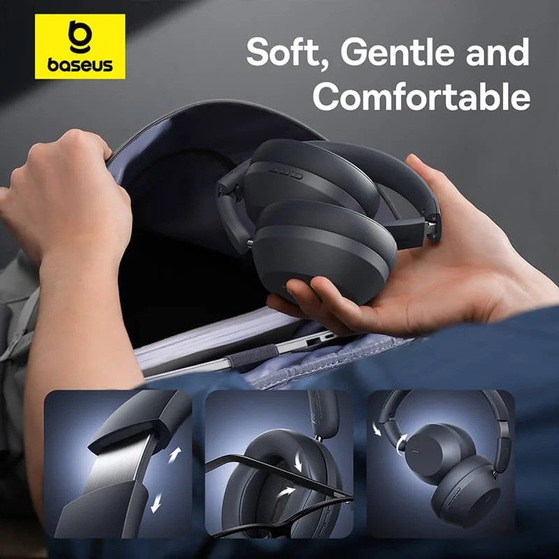 Buy Baseus Headphones - Bass 35 Max - Over Ear Black in Cyprus, Nicosia, Limassol, Larnaka, Pafos