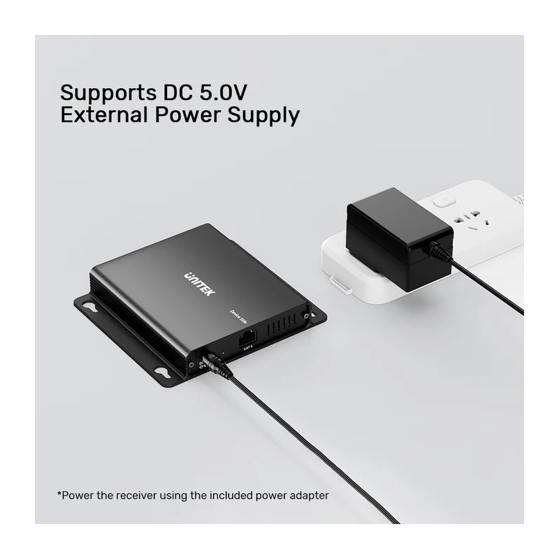 Buy Unitek USB Extender over Ethernet - U1222ABK - 150m 4-Port Hub 5V2A PSU in Cyprus, Nicosia, Limassol, Larnaka, Pafos