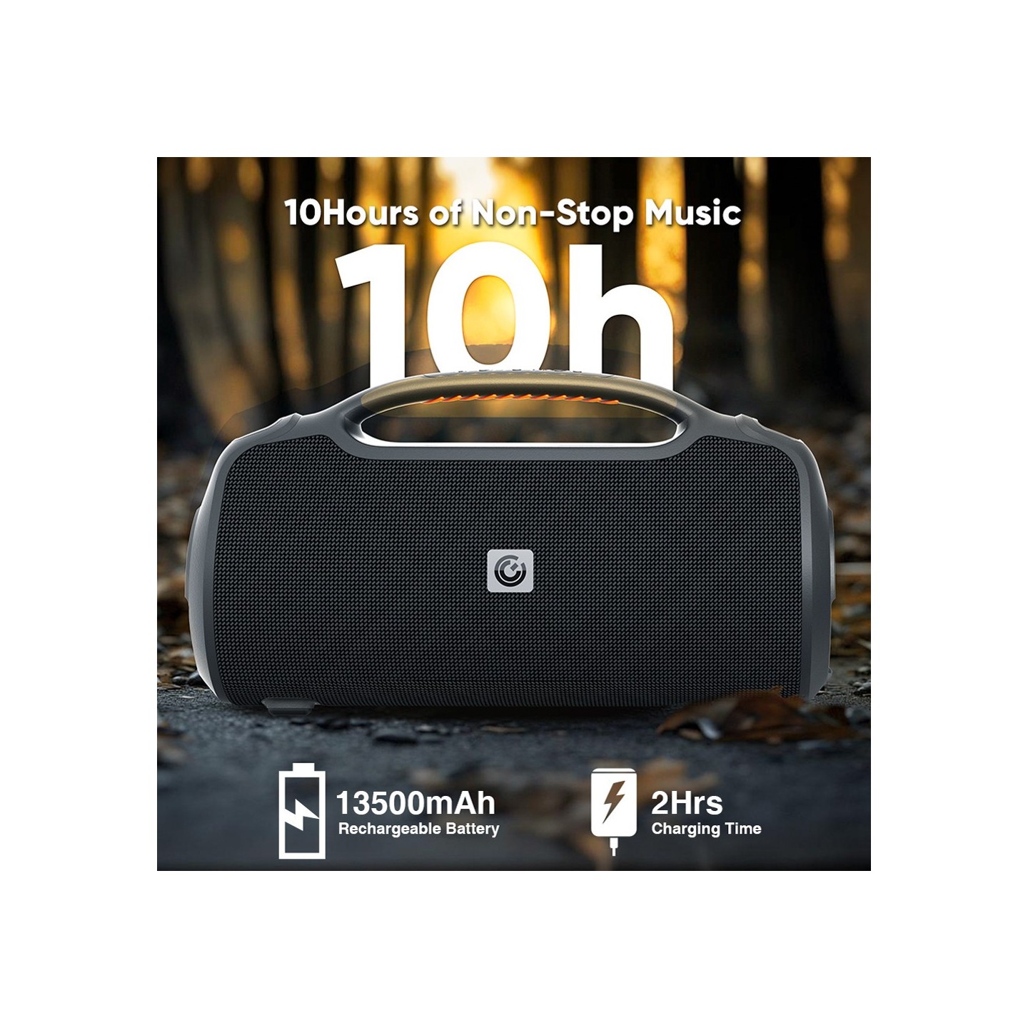 SonicGear StudioBeats III Powerful 240W Portable IPx6 Waterproof Speaker with Bluetooth, USB Large Battery, Microphon...