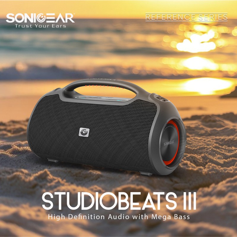 Buy SonicGear StudioBeats III Powerful 240W Portable IPx6 Waterproof Speaker wit... in Cyprus, Nicosia, Limassol, Larnaka, Pafos