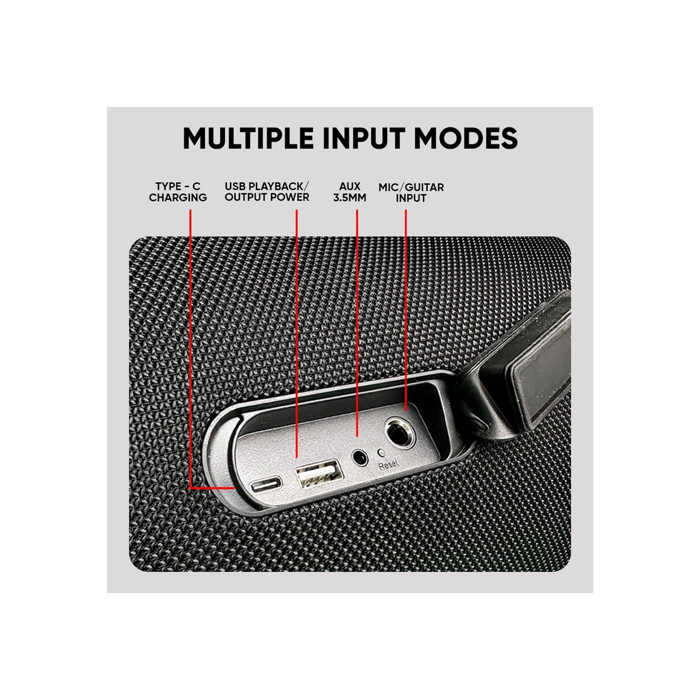 SonicGear StudioBeats III Powerful 240W Portable IPx6 Waterproof Speaker with Bluetooth, USB Large Battery, Microphon...