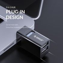 Orico MINI-U32 3-Port USB Hub 5Gbps – USB-A | Armenius Store