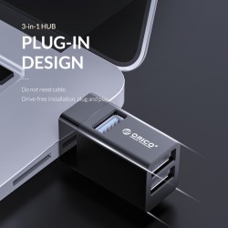 Buy Orico USB-A Hub - MINI-U32 - 3Port Mini Stick type in Cyprus, Nicosia, Limassol, Larnaka, Pafos