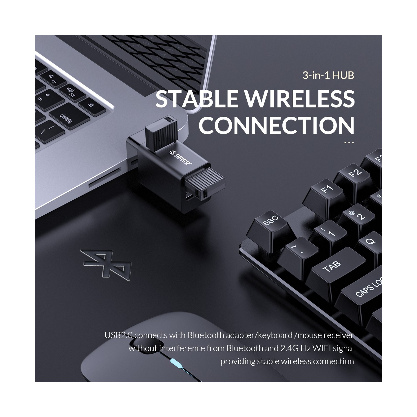 Orico USB-A Hub - MINI-U32 - 3Port Mini Stick type — Buy in Cyprus with Fast Delivery