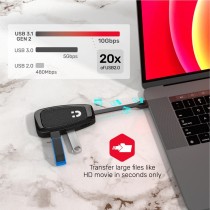 Unitek D1053A USB-C Hub – 10Gbps USB3.2 HDMI 4K60 PD100W | Armenius Store