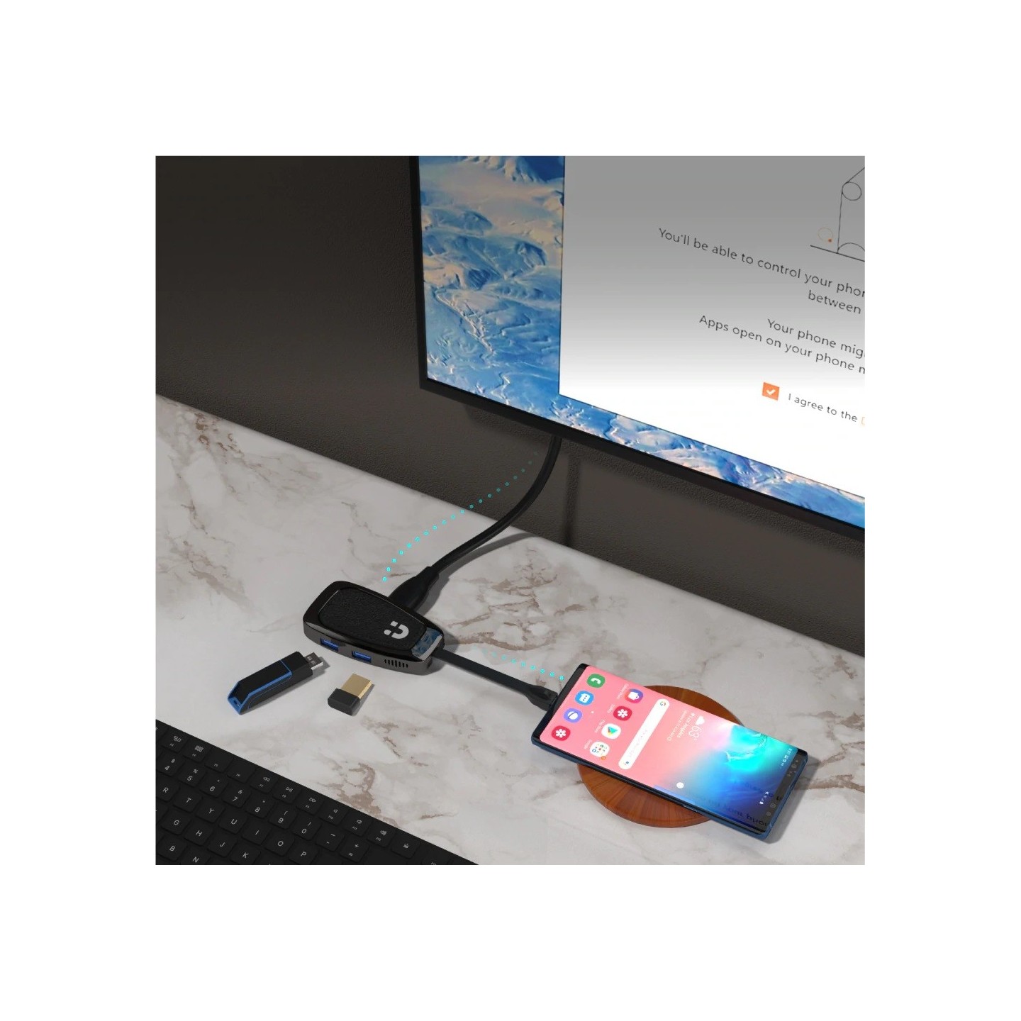 Unitek USB-C Hub - D1053A - USB3.2 HDMI PD100W — Buy in Cyprus with Fast Delivery