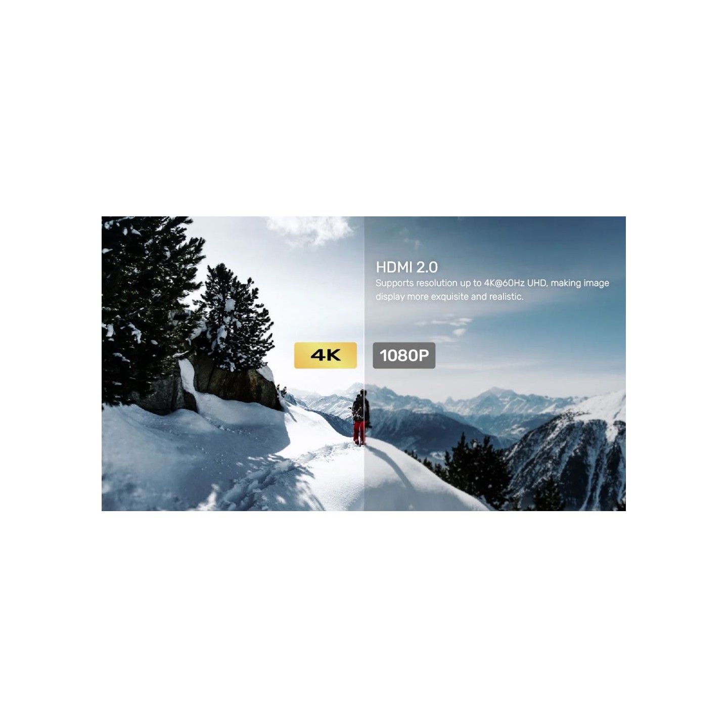 Unitek KVM HDMI 4K60Hz Switch 2-1 with 4-Port USB Hub - V307A - KVM HDMI 4K60Hz Switch 2-1 with 4-Port USB Hub