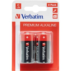 Buy Verbatim Batteries - Alkaline C 2pcs in Cyprus, Nicosia, Limassol, Larnaka, Pafos