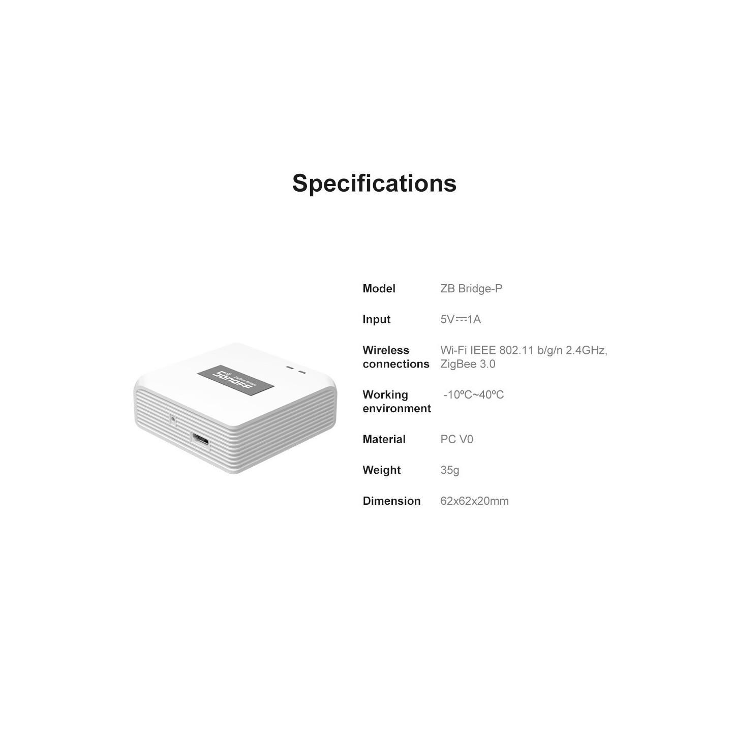 Sonoff Zigbee Bridge Hub Pro - Zigbee Bridge Hub Pro — Buy in Cyprus with Fast Delivery