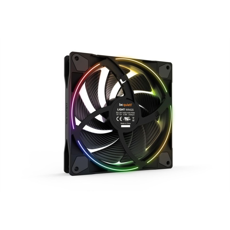 Buy Be Quiet Light Wings 140mm PWM High-Speed Case Fans - 3-Pack, Black, ARGB, 2... in Cyprus, Nicosia, Limassol, Larnaka, Pafos