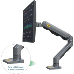 Buy NBMounts Desk Monitor Mount - G60 - Single Arm Heavy Duty in Cyprus, Nicosia, Limassol, Larnaka, Pafos