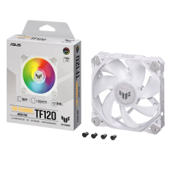 ASUS TUF Gaming TF120 ARGB 120mm PWM Case Fan - White — Buy in Cyprus with Fast Delivery