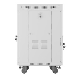 Buy Lanberg Free Standing Cabinet 19'' with Glass Door - 15U, 60cm Ventilation P... in Cyprus, Nicosia, Limassol, Larnaka, Pafos