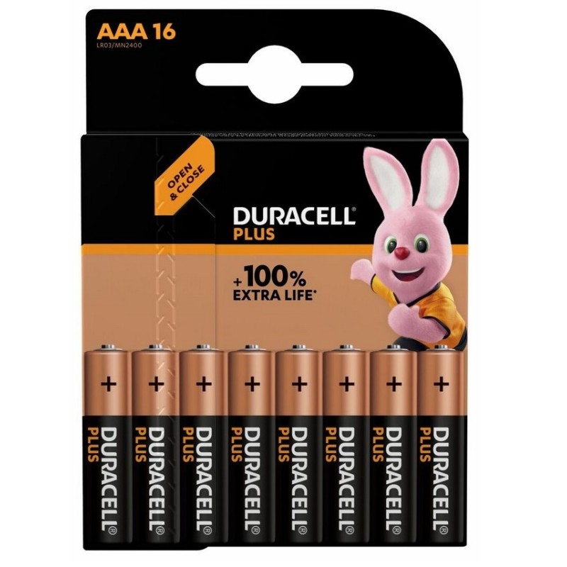 Buy Duracell Alkaline AAA - (16pcs) Plus in Cyprus, Nicosia, Limassol, Larnaka, Pafos