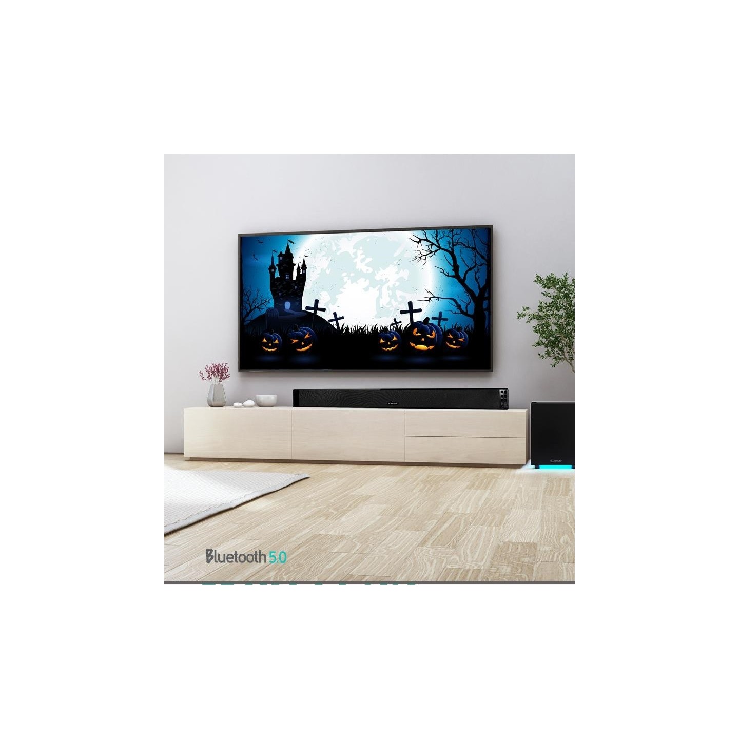 SonicGear Soundbar - BT-5500 - 160W Soundbar with Wireless SubWoofer BT-USB-FM-HDMI — Buy in Cyprus with Fast Delivery