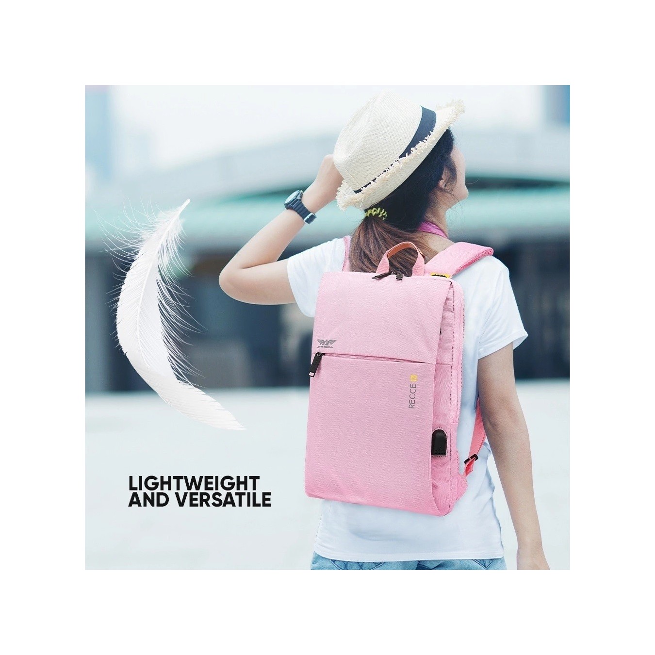 Armaggeddon RECCE13 Gaia 13" Gaming Bag Pink – 13" Tablet, USB Charging | Armenius Store