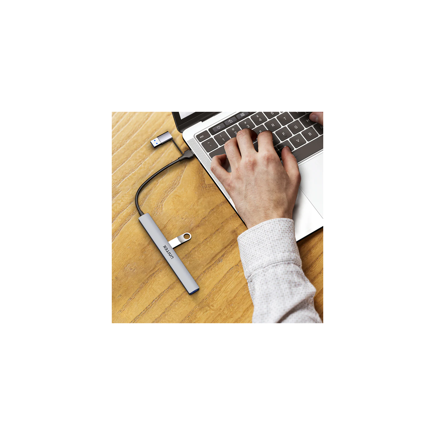 Unitek uHUB S7 H1209A 7-Port USB 5Gbps Hub | USB-C to 7x USB-A — Armenius Store Cyprus