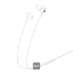 Buy Baseus Earphones Wired 3.5mm Encok - HZ11 - White in Cyprus, Nicosia, Limassol, Larnaka, Pafos