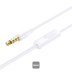 Buy Baseus Earphones Wired 3.5mm Encok - HZ11 - White in Cyprus, Nicosia, Limassol, Larnaka, Pafos